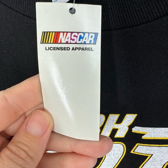 Mark Martin #8 Nascar T-Shirt Black US Army Car Checkered Flag Sports 2008 Large - Picture 7 of 8